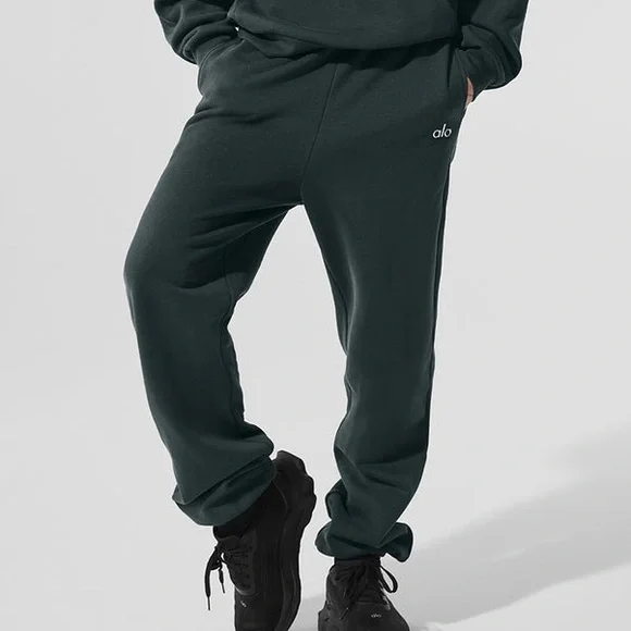 Alo Accolade Hoodie NWT Charcoal Green - Picture 3 of 3